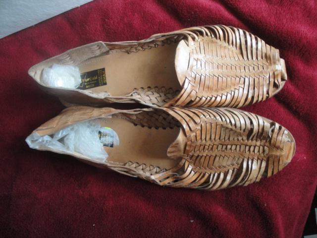 Image 3 of Leather Upper / Leather Sole Sandal type shoe. UNUSED. Shah
