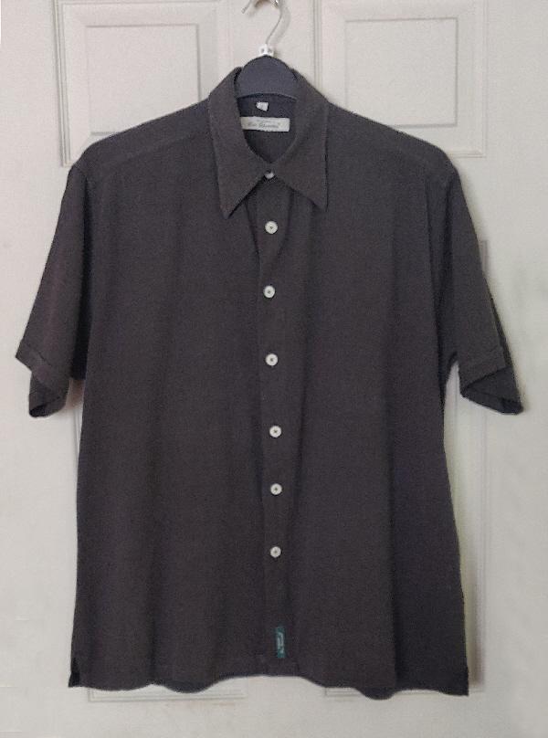 Preview of the first image of Mens Ben Sherman Charcoal Grey Shirt - Size 3/L.