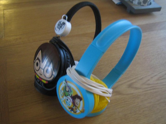 Preview of the first image of Two pair ofChildrens Headphones..