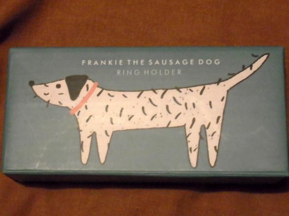 Image 2 of Ring holder, Frankie the sausage dog
