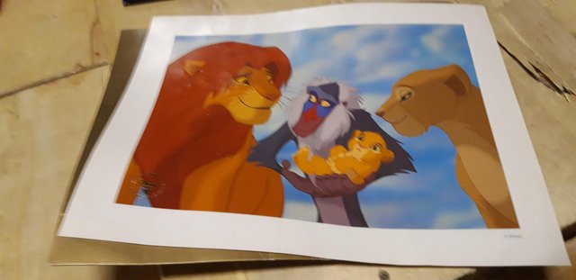 Image 2 of Disney Lion King Lithograph see below
