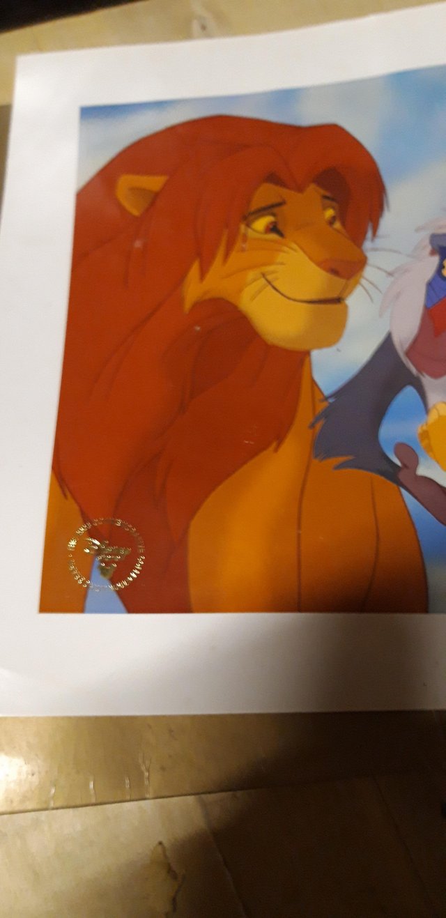 Image 3 of Disney Lion King Lithograph see below