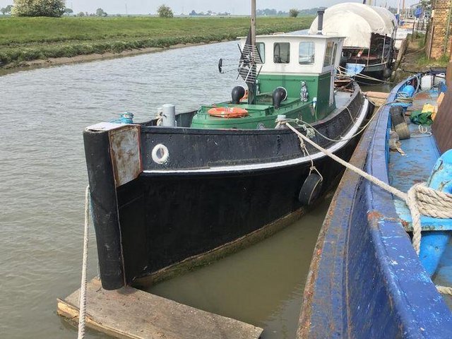 Preview of the first image of Converted Thames Tug - Duke Shore.