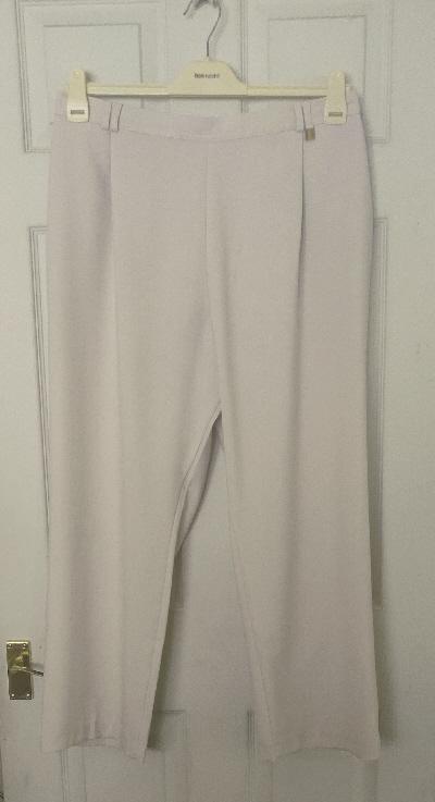 Preview of the first image of Ladies Marks & Spencers Pull On Trousers - Size 20 (Short).