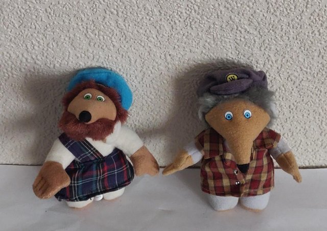 Preview of the first image of 2 x 1999 McDonalds Wombles - Bungo & Macwomble.