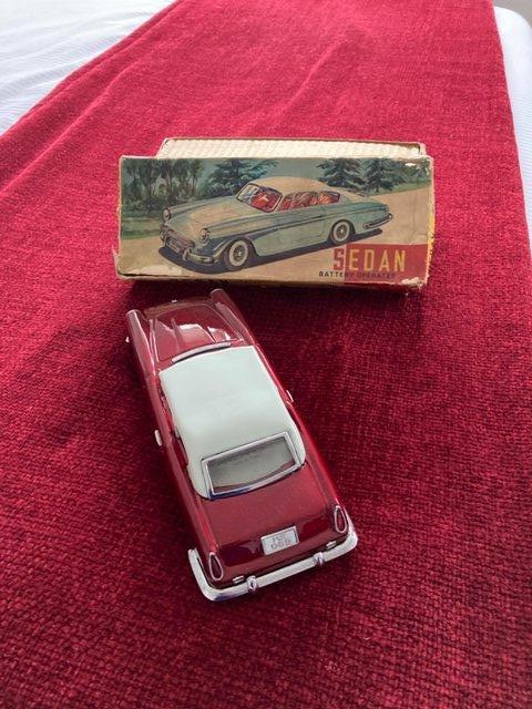 Preview of the first image of Vintage Chinese model tin Ferrari Sedan ME 062 car.
