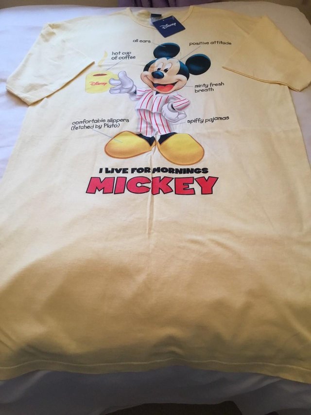 Preview of the first image of Brand new ‘Disney’ Mickey Mouse Ladies Nightshirt.
