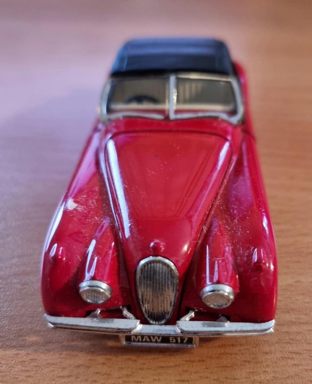 Preview of the first image of Unboxed Corgi Jaguar XK 120 Red.