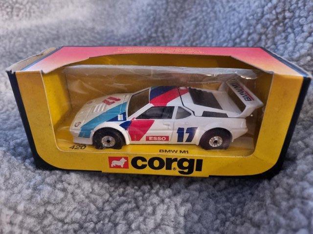 Preview of the first image of Boxed Corgi BMW M1 Model No. 420.