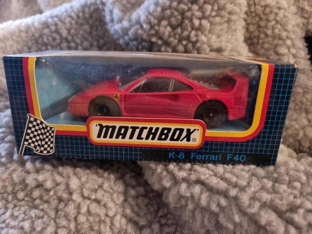 Preview of the first image of Boxed Matchbox K-8 Ferrari F40.