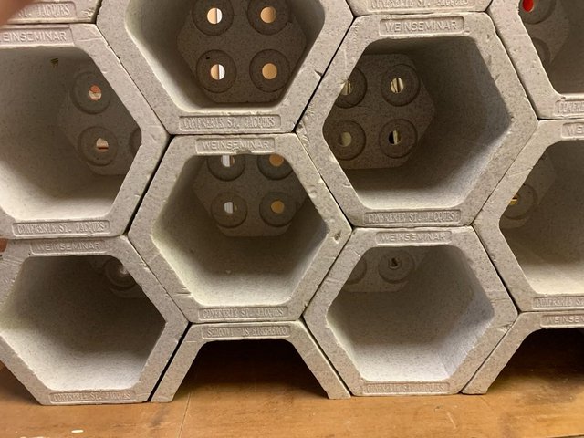 Image 2 of 21pc Wine/bottle rack modular honeycomb box system
