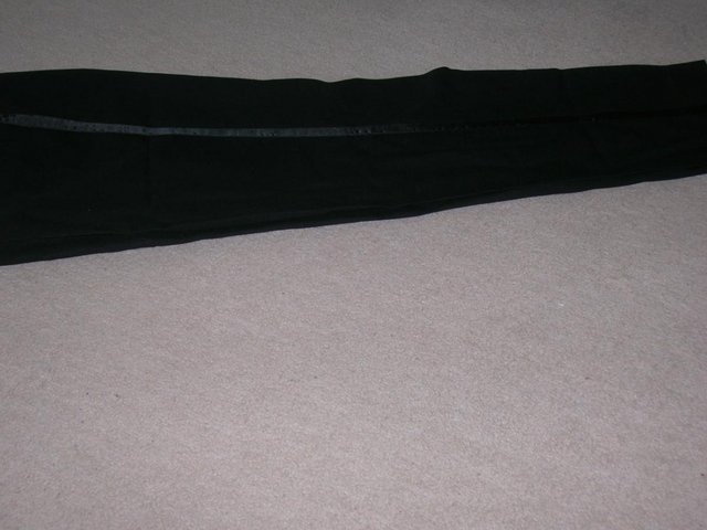 Preview of the first image of Men's dinner trousers black colour.