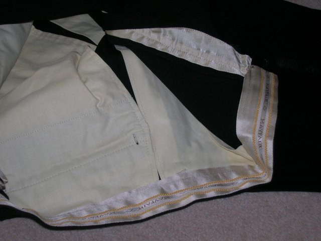 Image 3 of Men's dinner trousers with stripe