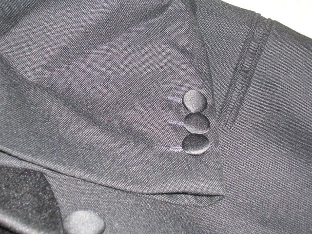 Preview of the first image of Men's dinner jacket black  40-42 inch.