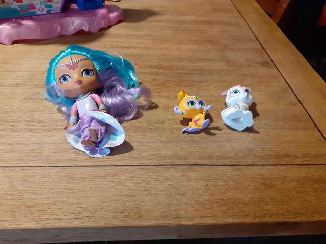 Preview of the first image of Shimmer and shine toys figure with pets.