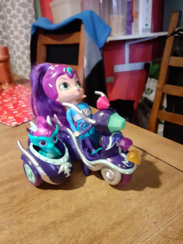 Image 2 of Shimmer and shine figure with bike