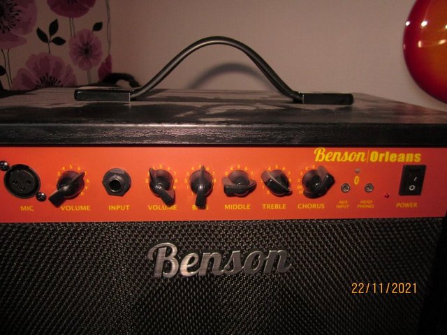 Image 2 of Benson Orleans acoustic guitar amp.Brand new.