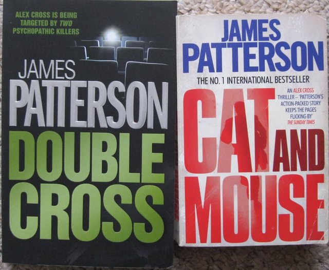 Preview of the first image of James Patterson paperback books..