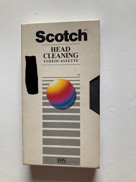Preview of the first image of Scotch : Head cleaning video cassette.