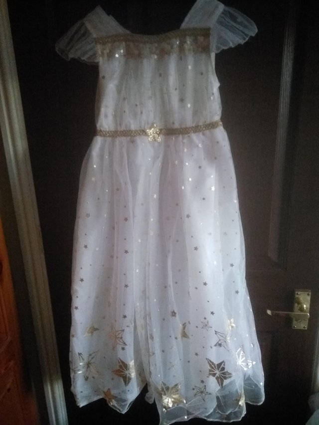 Preview of the first image of Girl's Angel Fancy Dress / Nativity costume, age 7-8 years.