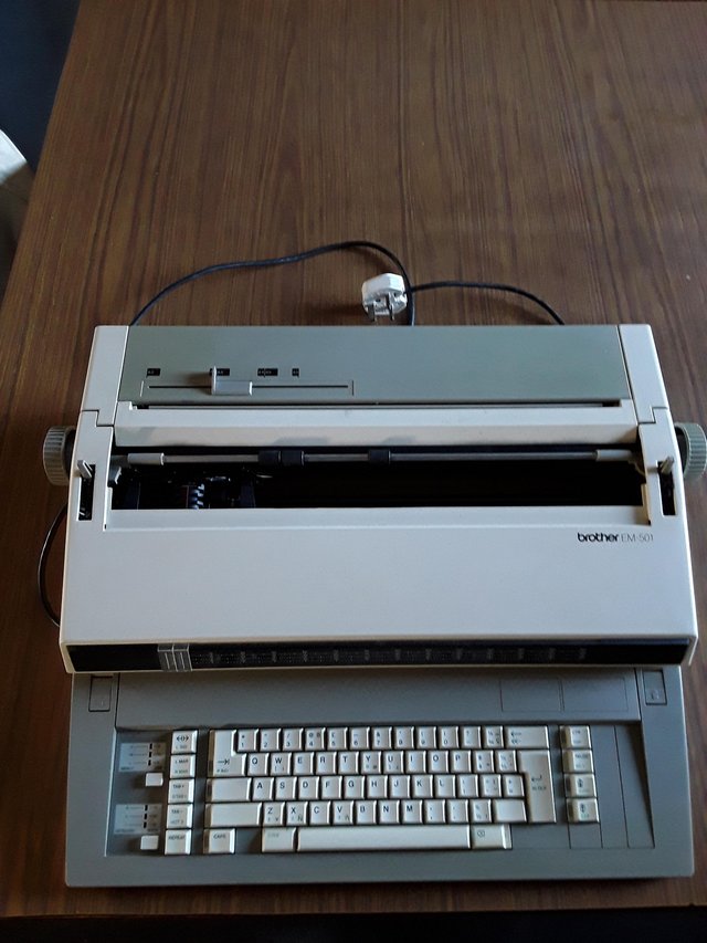 Preview of the first image of Brother electric typewriter EM501.