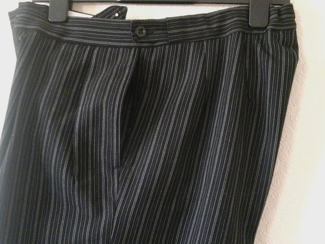 Preview of the first image of Vintage pin-stripe men's trousers.