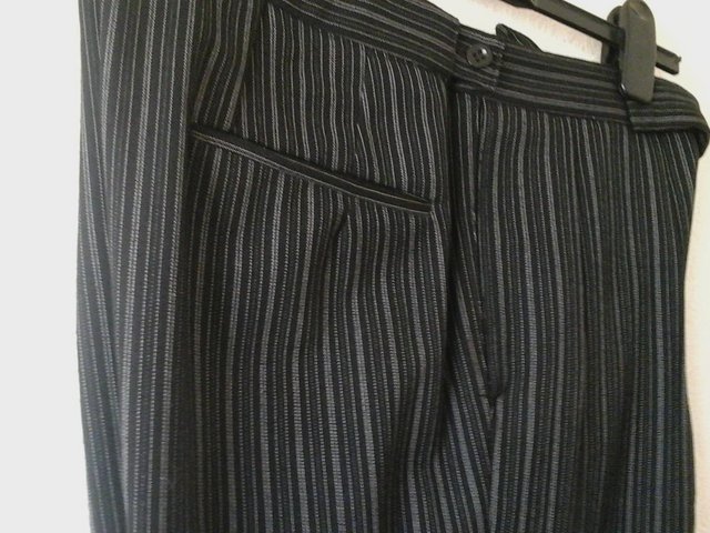 Image 2 of Vintage Pin-Striped Men's Trousers