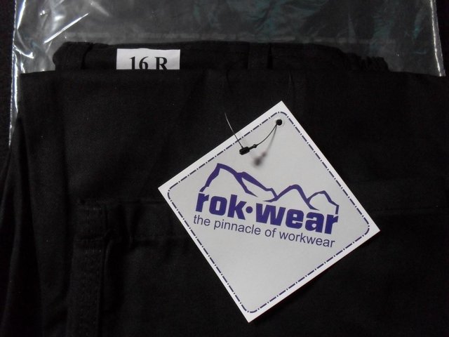 Preview of the first image of NEW rok.wear work trousers 16 uk.
