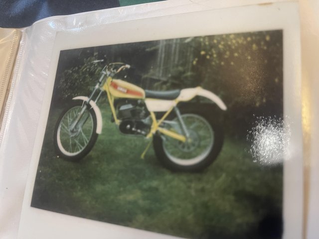 Preview of the first image of ORIGINAL MAJESTY TY YAMAHA TRIAL BIKE.