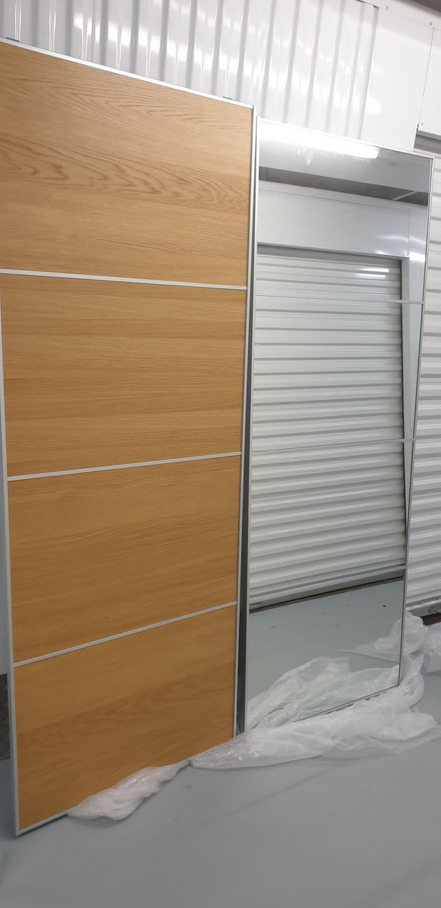 Image 4 of Large Ikea Pax Wardrobe With Mirror Sliding doors