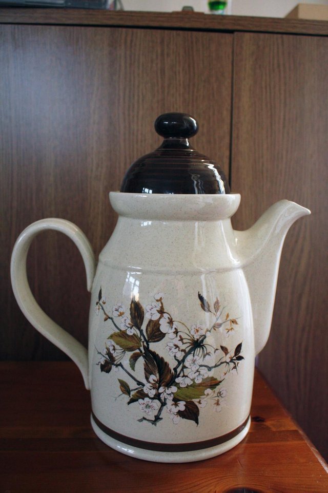 Preview of the first image of Royal Doulton Lambethware LS1038 Wild Cherry coffee pot.