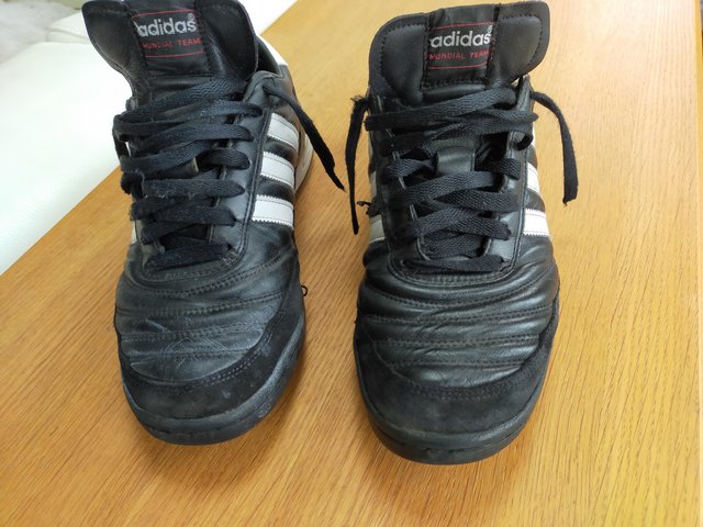 Image 2 of Adidas "Mundial Team" soft real leather upper. Size 8.5