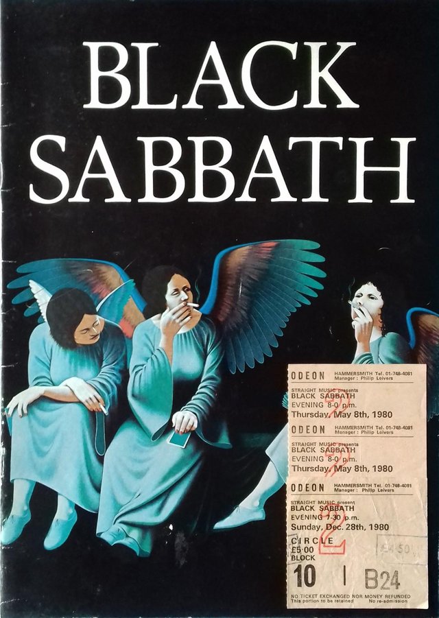Preview of the first image of BLACK SABBATH 1980 Tour Programme + concert stubs..