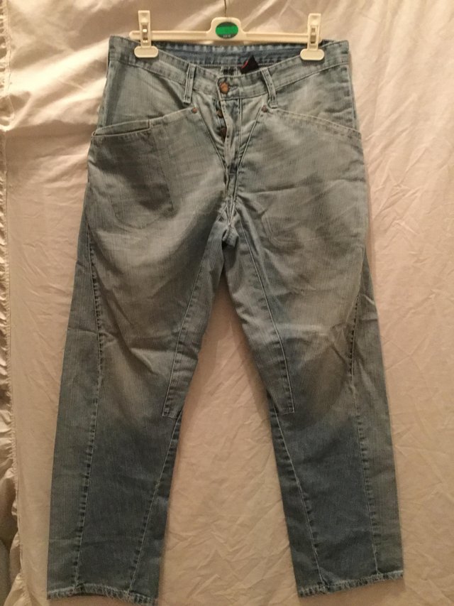 Image 2 of Mens Levi light blue loose fit jeans
