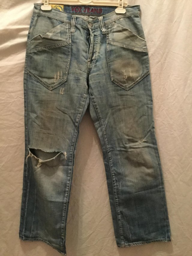 Image 2 of Voi faded and distressed jeans