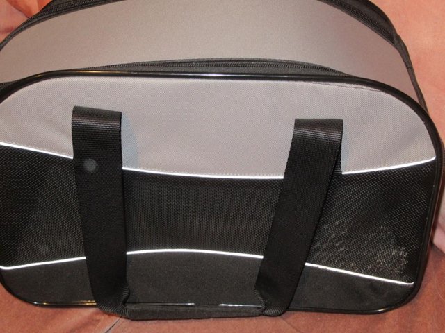Image 3 of Small fabric carrier for cat or small dog