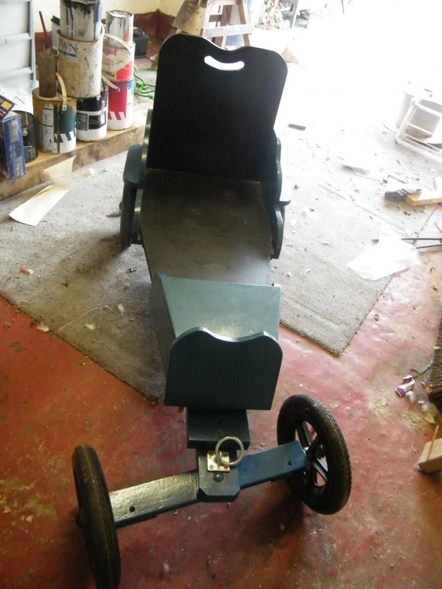 Preview of the first image of ALL WOODEN GO KART PROFESSIONALY  MADE.