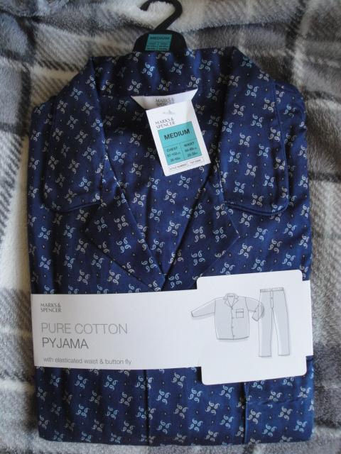 Image 4 of New M&S Pyjamas Medium (Chest 38-40 in Waist 33-35 in).