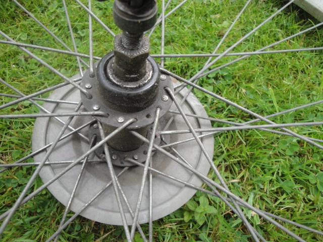 Image 3 of Bike Rear Wheel with 7 cog sprocket.Size 26in. Used.