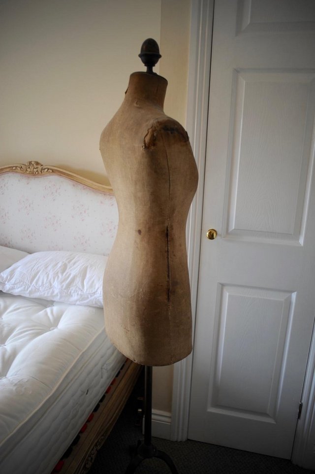 Preview of the first image of Antique Mannequin with Metal Stand.