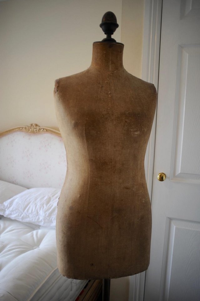 Image 2 of Antique Mannequin with Metal Stand