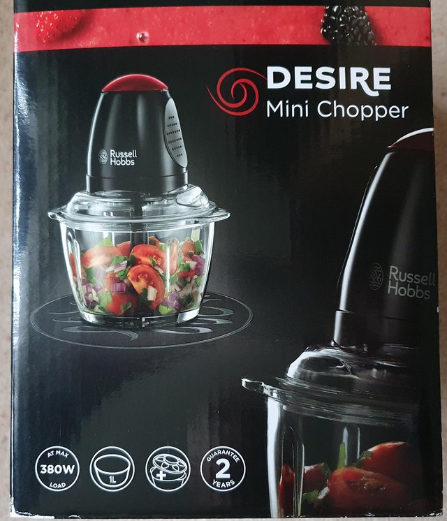 Preview of the first image of RUSSELL HOBBS ELECTRIC MINI FOOD CHOPPER 18558.