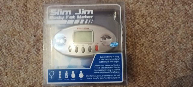 Preview of the first image of Brand new slim Jim body fat meter with free postage.