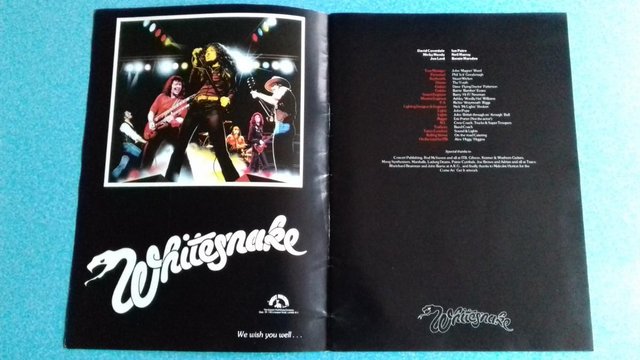Image 2 of Whitesnake 1981 ‘Come An’ Get It’ Programme + concert stub.