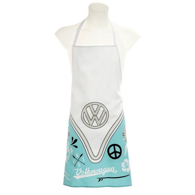 Preview of the first image of Volkswagen VW T1 Camper Bus Surf Adventure 100% Cotton Apron.