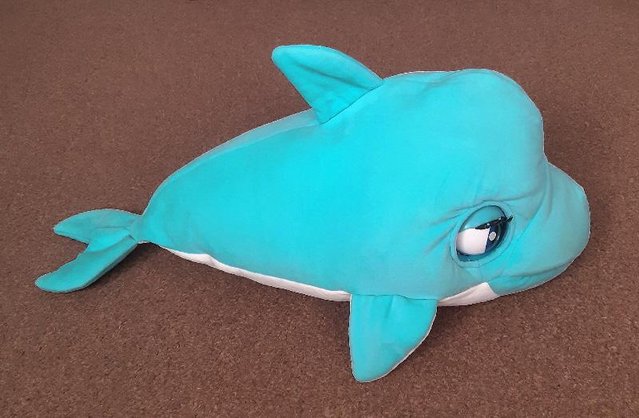 Image 4 of Blu Blu The Baby Dolphin Plush Toy with Sound & Movements