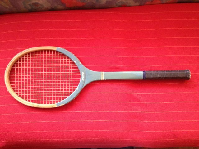 Image 2 of Vintage Dunlop Match Point Tennis Racket 68.5 x 23cm