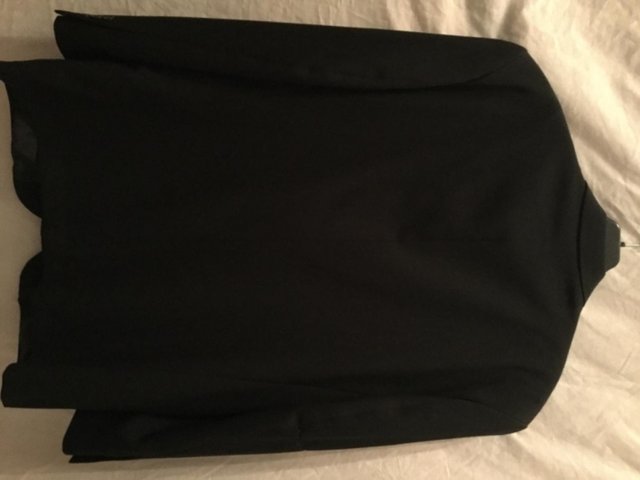 Image 3 of 3 button black lightweight jacket