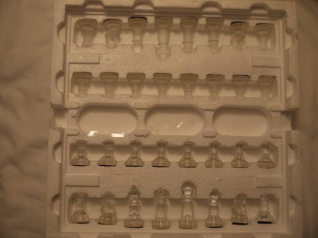 Image 3 of Glass Chess Set Limited Edition by Arbroath & Turnbury