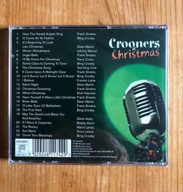 Image 2 of NEW CD, CROONERS AT CHRISTMAS, SEALED IN ORIGINAL PACKING